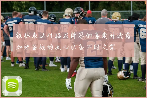 铁林表达对猛龙阵容的喜爱并透露加练备战的决心以备不时之需